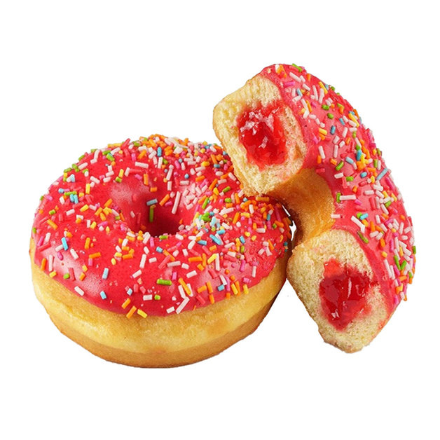 Донат Smart Chef с Начинкой Клубника 65г