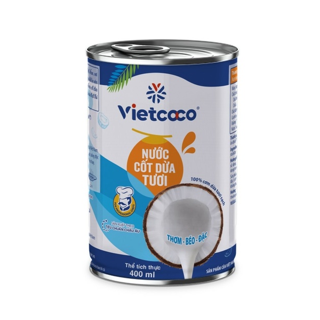 Сливки Vietcoco Кокосовые 20-22% 400мл ж/б