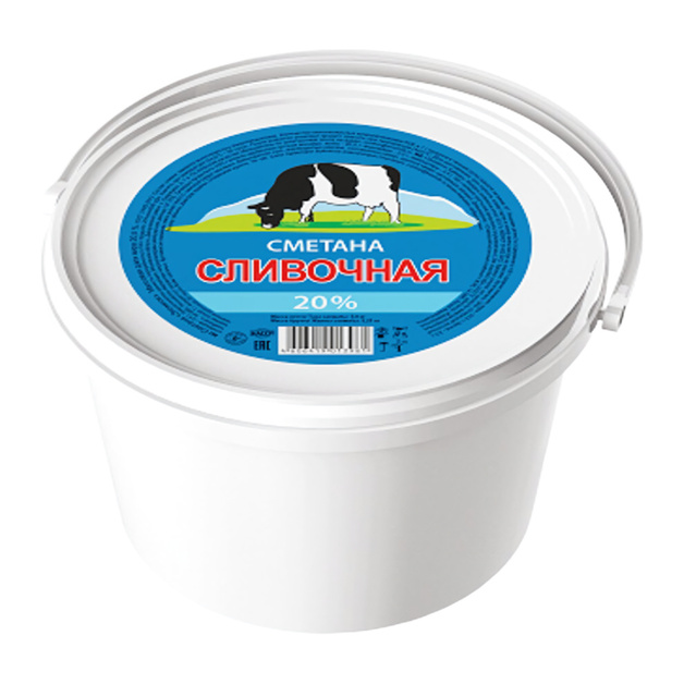 Сметана Экомилк Сливочная 20% 5кг