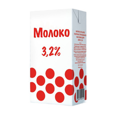 Молоко Горошек Ультрапастеризованное ГОСТ 3,2% 1л