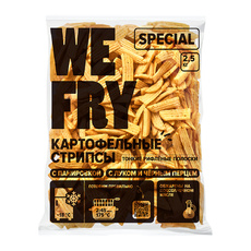 Картофельные Стрипсы Fry Me с Луком и Черным Перцем 2,5кг