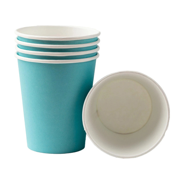 Стакан Однослойный Бирюзовый 250мл 50шт
