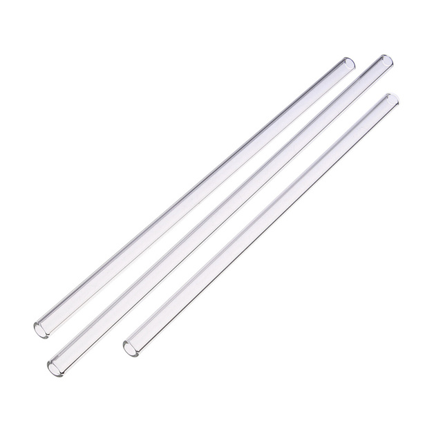 Трубочка Прозрачная без Изгиба для Бабл Ти D 12мм 21см 125шт