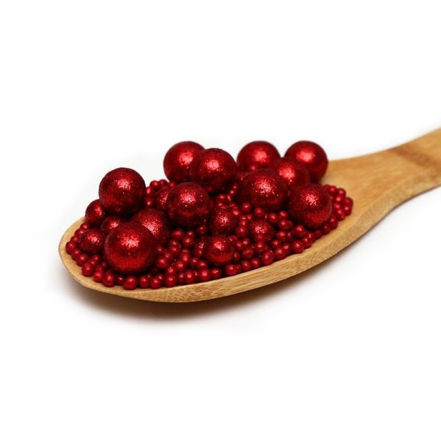 Посыпка сахарная декоративная Блеск (красная) - 1,5 кг