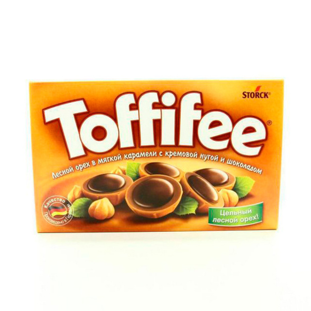 Набор конфет Toffifee карамель, орех, шоколад 125 гр