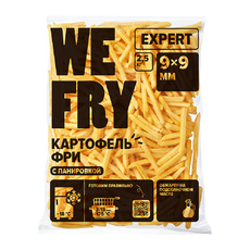 Картофель Фри Fry Me Expert в Панировке 9мм 2,5кг