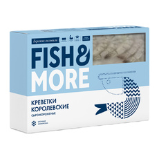 Креветки Ваннамей Fish&More б/г в Панцире Эквадор 21/25 до 100шт 1,8кг