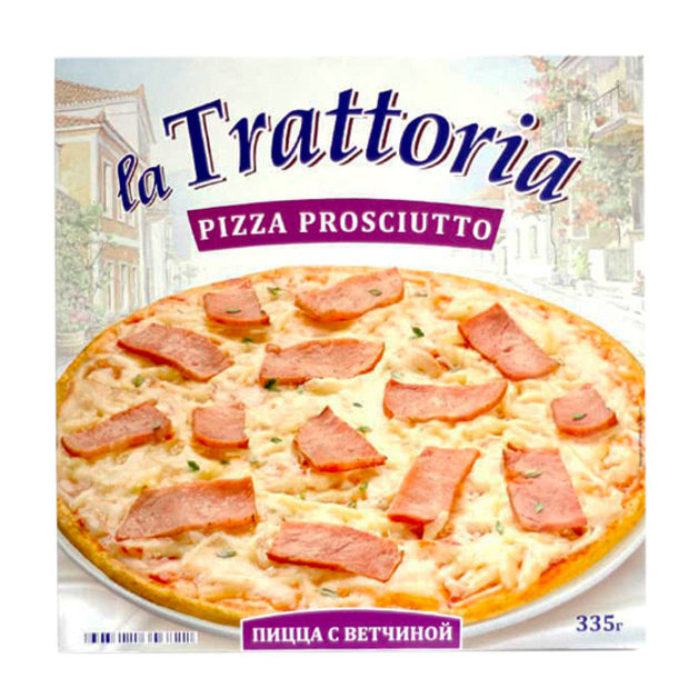 Пицца с ветчиной зам. «La Trattoria» - 335 г