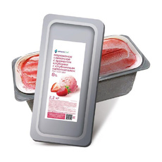 Мороженое Сливочное Smart Chef с Клубничным Наполнителем 8% 2,2кг