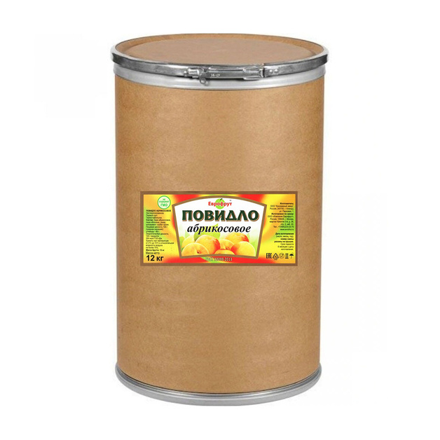 Повидло Абрикосовое Картонный Барабан 12кг