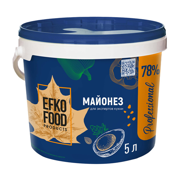 Майонез Efko Food Professional 78% 5л