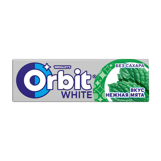 Жевательная Резинка Orbit Белоснежный Нежная Мята 13,6г