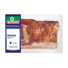 Бекон Сырокопченый Велком Нарезка Замороженный 500г в/у
