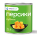 Персики Smart Chef Кубики в Сиропе 3,1л Сухой Вес 1,8кг