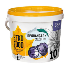 Майонез Efko Food Провансаль Россия 56% 10л/9,5кг