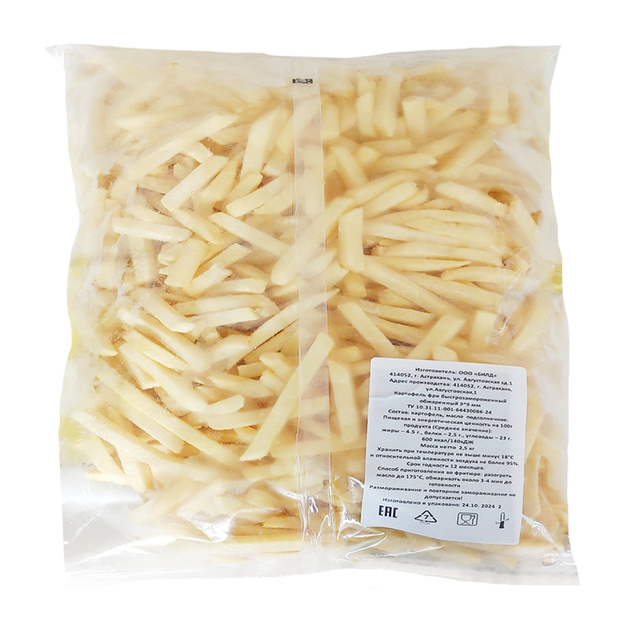 Картофель Фри Astrafry 9мм 2,5кг