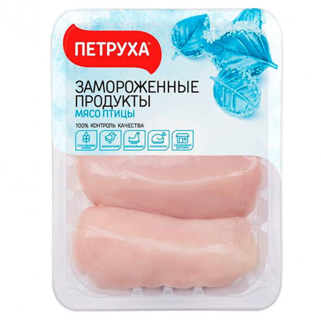 Филе грудки куриное замороженное лоток Петруха ~ 0,8 кг
