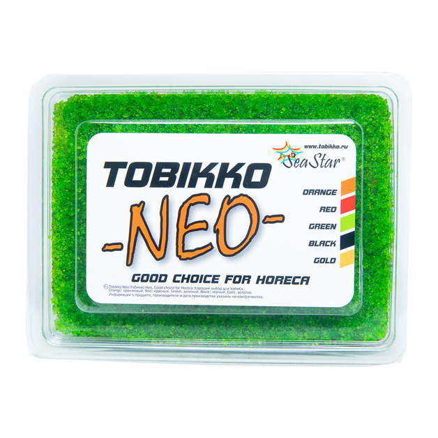 Икра Тобико Нео Sea Star Зеленая 500г