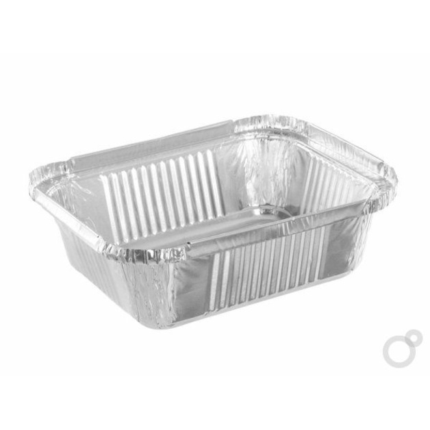 Форма алюминевая прям. (касалетка) - 148х123х40 мм - 440 мл *100 шт/уп