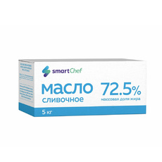 Масло Сливочное Smart Chef ГОСТ 72,5% 5кг