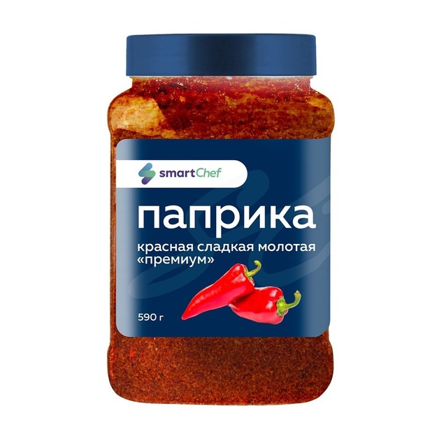 Паприка Красная Smart Chef Сладкая Молотая Премиум 550г