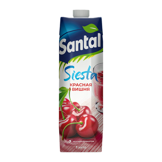 Нектар Santal Красная Вишня 1л