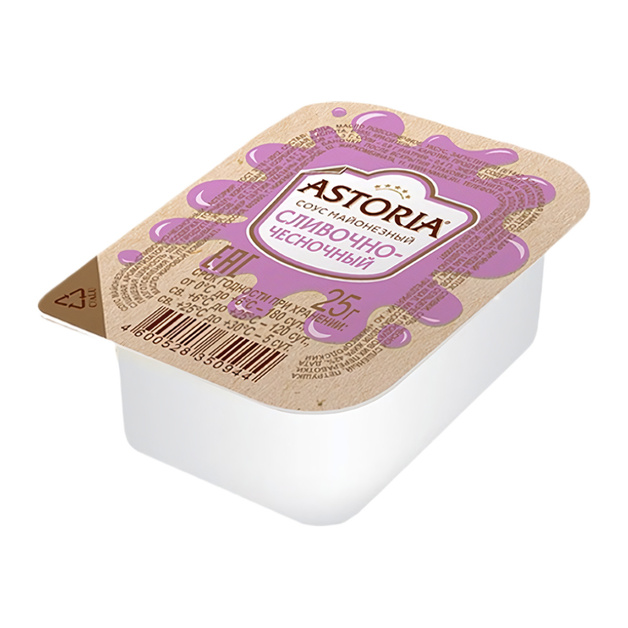 Соус Майонезный Astoria Сливочно-Чесночный 125*25г