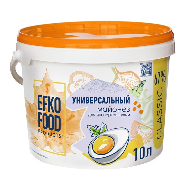 Майонез Efko Food Classic Универсальный 67% 10л
