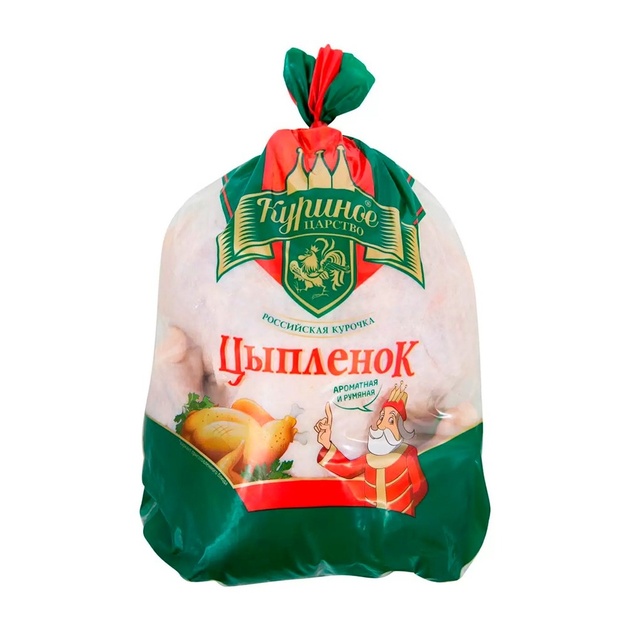 Тушка Цыпленка-Бройлера Куриное Царство Охлажденная 1,6кг
