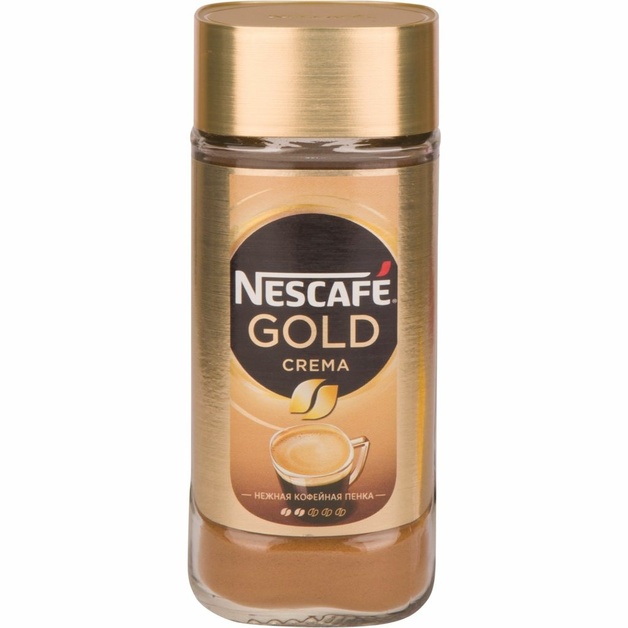 Кофе «Nescafe» Gold Crema (Россия) - 95 г
