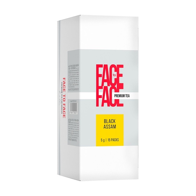 Чай Черный Face To Face Black Assam Листовой 15*5г