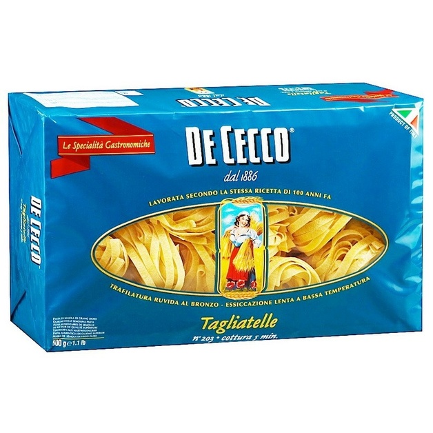 Макаронные изделия Tagliatelle №203 «De Сecco» - 500 г