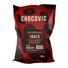 Шоколад Chocovic Tiago Темный 54,5% 5кг