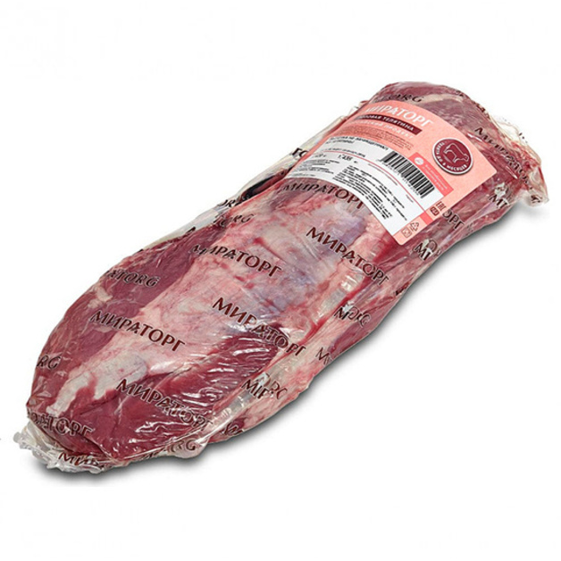 Вырезка телячья охл. Розовая телятина Мираторг ~ 1,1 кг