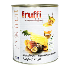 Начинка фруктовая «Фруффи» Тропические Фрукты банка ~ 3,2 кг