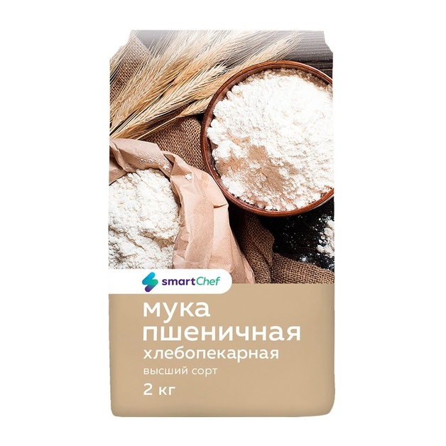 Мука Пшеничная Smart Chef Высший Сорт 2кг