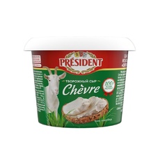 Сыр Творожный President Chevre из Козьего Молока 65% 140г