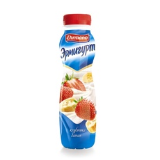 Йогурт питьевой Клубника-Банан-Киви 1,2% «Эрмигурт» - 290 г