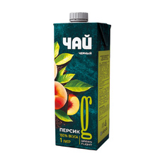 Чай Холодный Green Flight Черный Персик 1л пэт