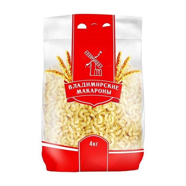 Макаронные Изделия Владимирские Макароны Рожки Рифленые 4кг