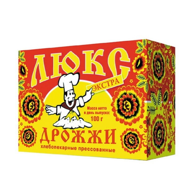 Дрожжи Люкс Экстра Хлебопекарные Прессованные 100г