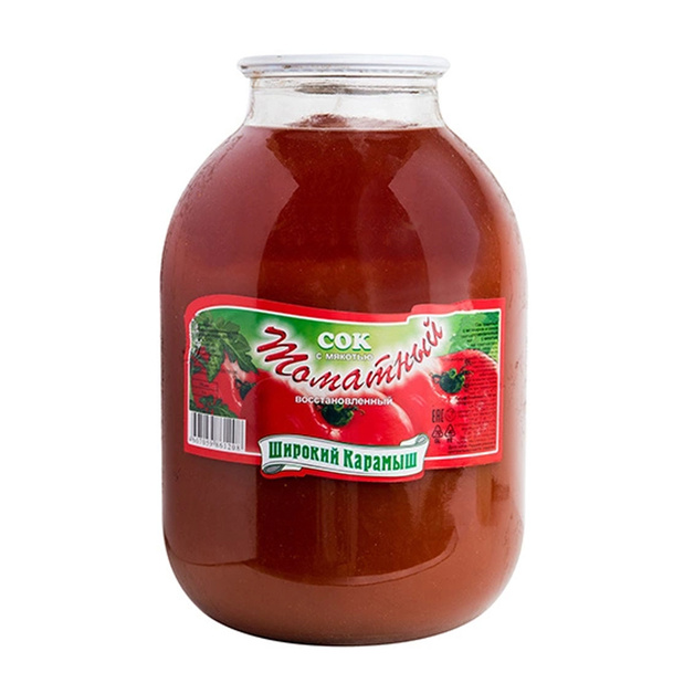 Сок Широкий Карамыш Томатный 3л