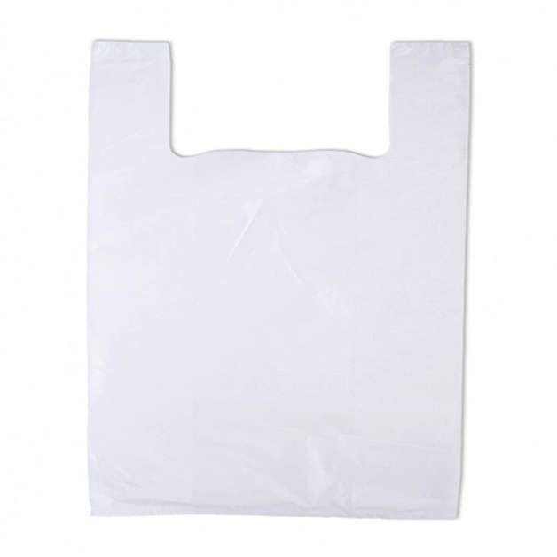 Пакет-Майка Белый 30*60*16 см 100шт/уп