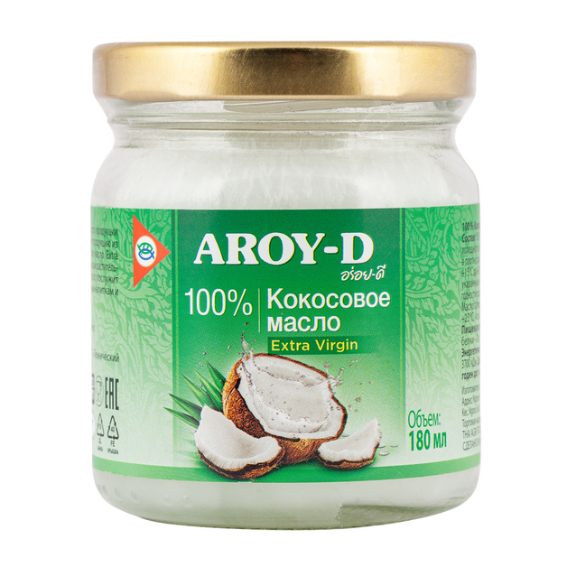 Кокосовое масло EV «AROY-D» - 180 мл