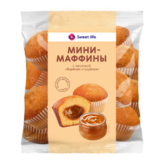 Мини-Маффины с Начинкой Вареная Сгущенка 465г Sweet Life
