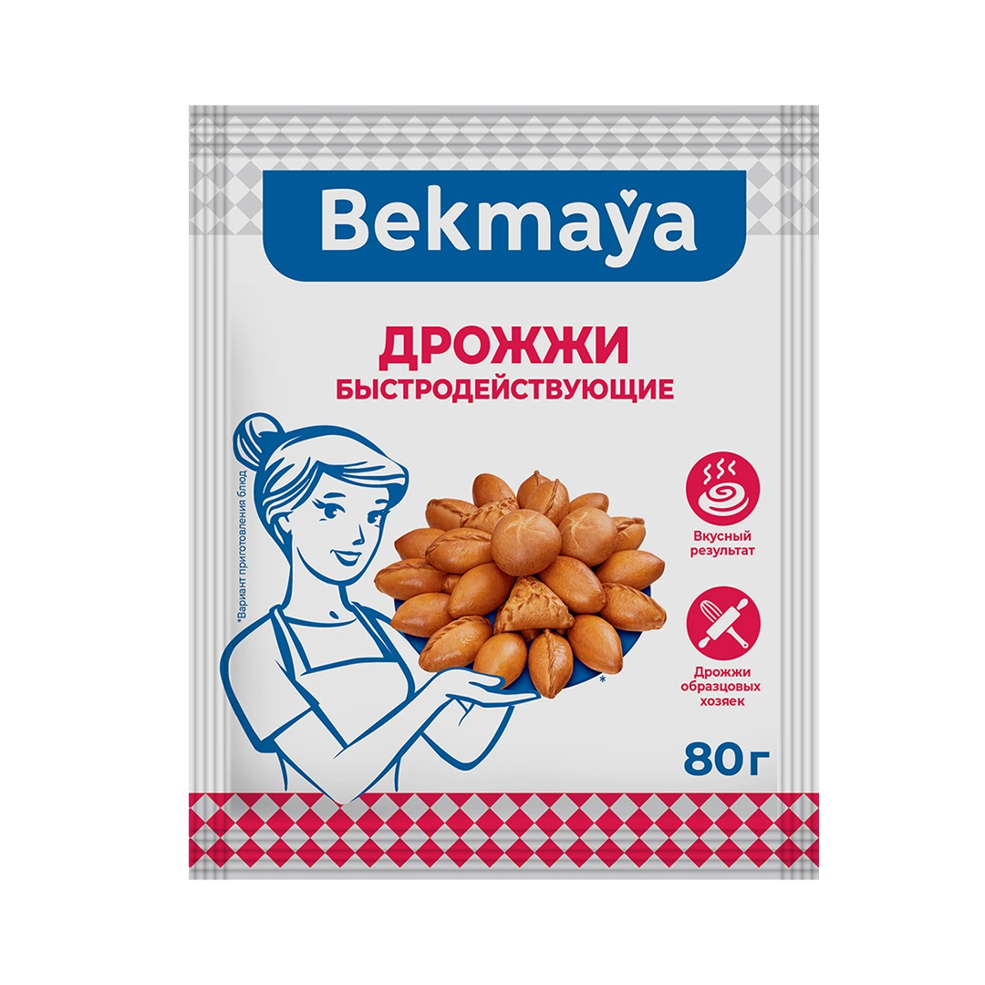 Купить Дрожжи сухие Bekmaya 80 гр. с доставкой в Москве