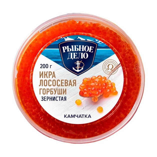 Икра Лососевая Горбуши Рыбное Дело 200г