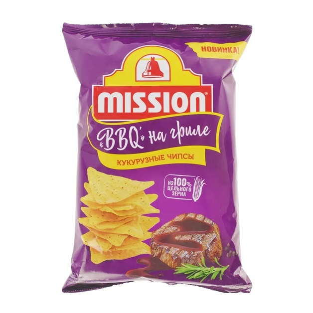 Чипсы Кукурузные Mission Барбекю 220г