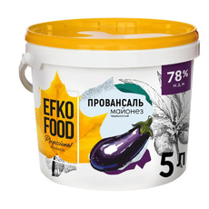 Майонез «EFKO FOOD3 Professional 78% - 5 л