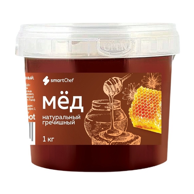 Мед Smart Chef Натуральный Гречишный 1кг